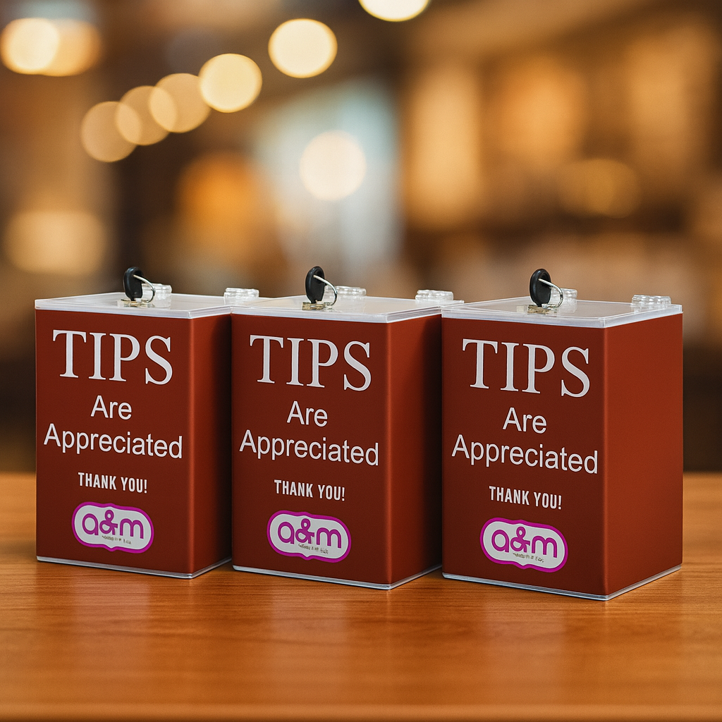 Acrylic donation box