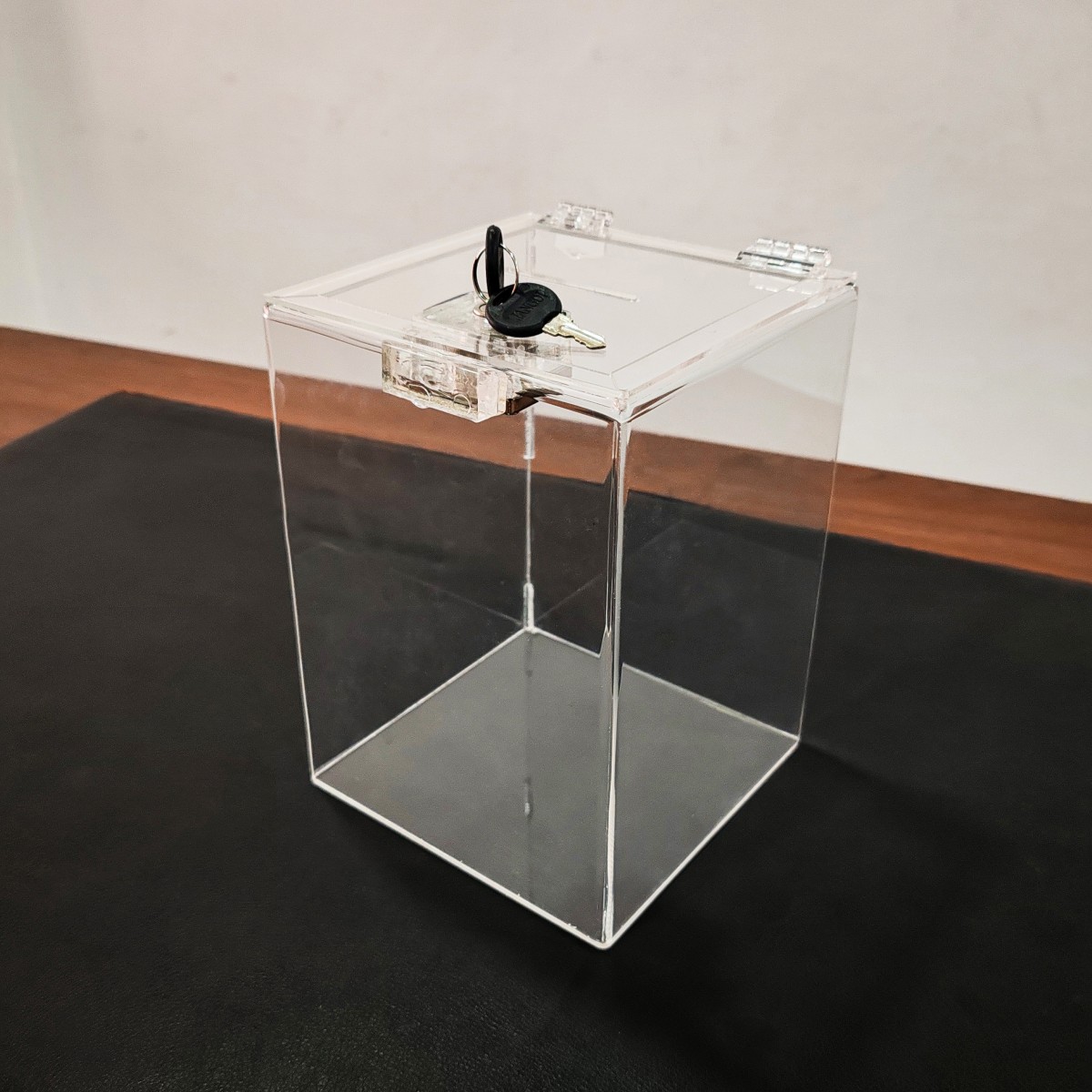 Acrylic donation box