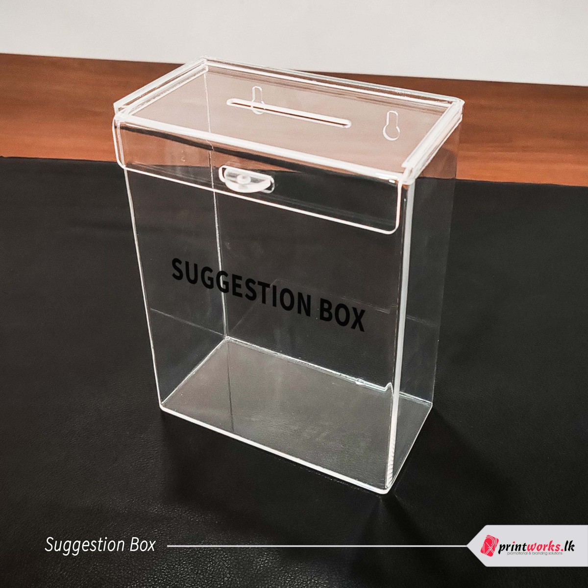 Acrylic suggestions box