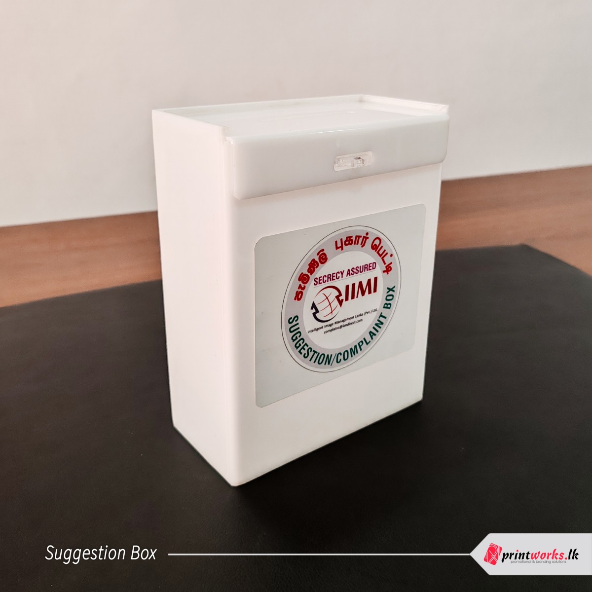 Acrylic suggestions box