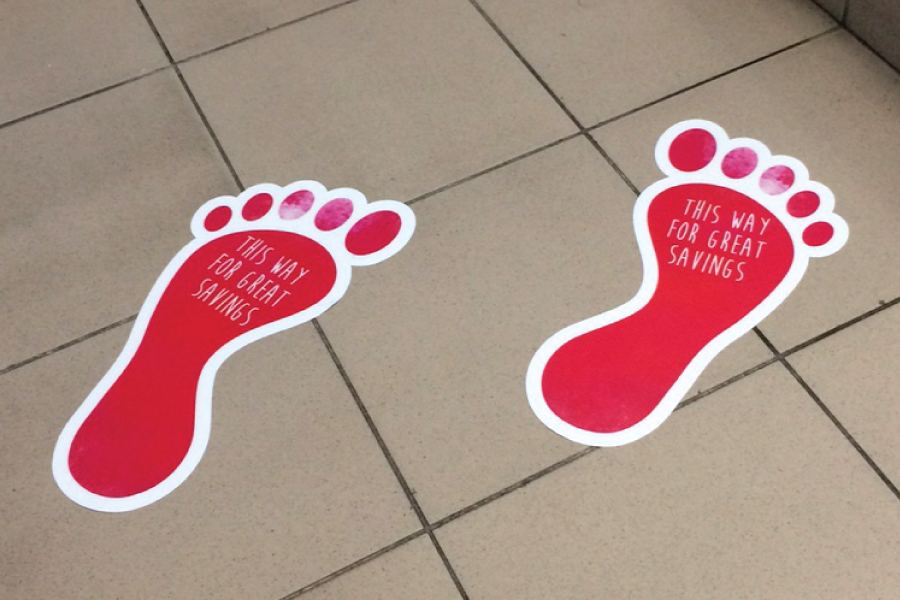 Custom Floor Stickers and Decals
