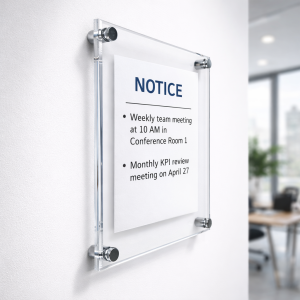 Acrylic sandwich panels