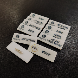 Acrylic name badges